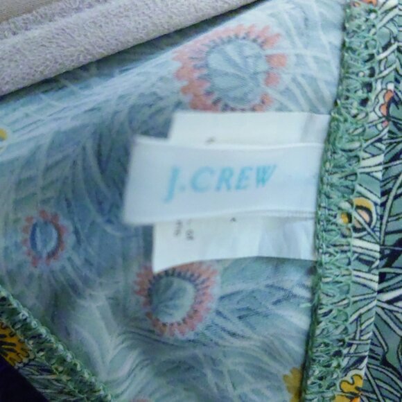 Liberty of London x J. Crew Peacock Feather Print Two Piece Bikini - Picture 9 of 13